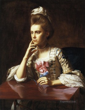 nue pintura - La señora Richard Skinner retrato colonial de Nueva Inglaterra John Singleton Copley